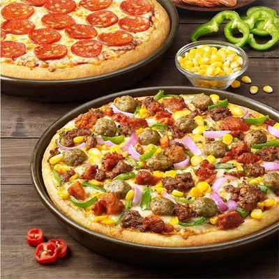 RK Bakeware China Foodservice NSF Hartmantel 16 Zoll Aluminium Mega Pizza Disk Pizza-Pfanne