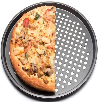 Rk Bakeware China Hersteller-Nonstick Aluminium Pizza Disk mit Rand