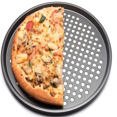 Rk Bakeware China Hersteller-Nonstick Aluminium Pizza Disk mit Rand