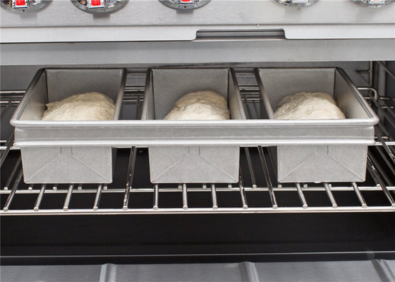 RK Bakeware China Foodservice NSF 3 Strap 800g Glas Aluminium Pullman Brotpfanne Brotpfanne
