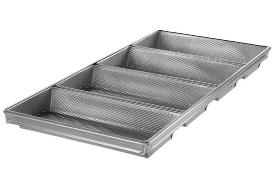 RK Bakeware China Foodservice NSF Nonstick Glaze 4 Strap Aluminierte Stahlfeuerbrotpfanne