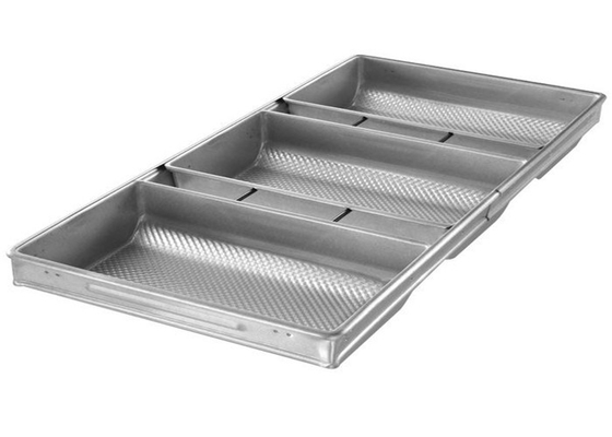 RK Bakeware China Foodservice NSF Nonstick Glaze 4 Strap Aluminierte Stahlfeuerbrotpfanne