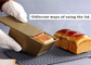 RK Bakeware China Foodservice NSF Glaze Pullman Brotpfanne mit Abdeckung Aluminium Brotbrotbrotbrotpfanne