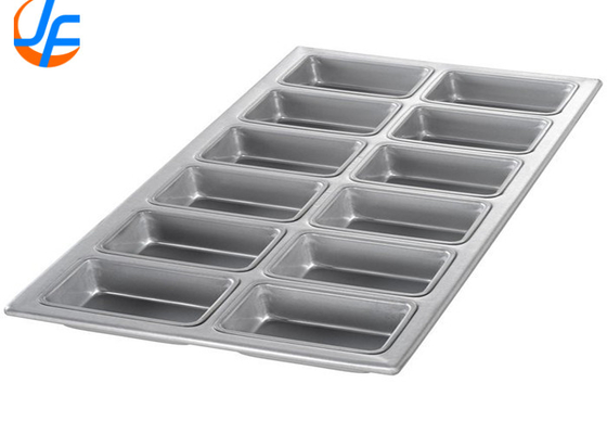 RK Bakeware China Foodservice NSF 12 Abteilungen Pullman Aluminium Brötchen Pfanne Mini Brot Brot Pfanne Brotdose