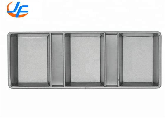 RK Bakeware China-Aluminiumisiertes Stahl 3 Gürtel Roggen Mackies Brotpfanne Glas