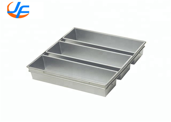 RK Bakeware China-Aluminiumisiertes Stahl 3 Gürtel Roggen Mackies Brotpfanne Glas