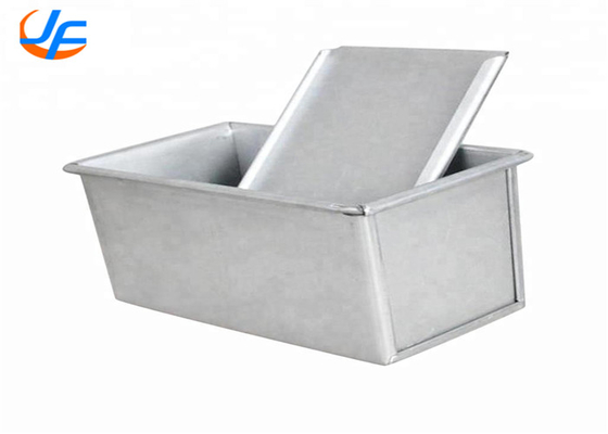 RK Bakeware China Foodservice NSF 450g Aluminium Pullman Brötchenpfanne / Pain De Mie Pan Einzel Pullman Brötchenpfanne mit Deckel