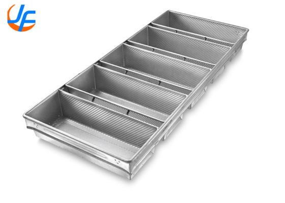 RK Bakeware China-Chicago Metallische 4-Streifen offene Top Pullman Brotpfanne Glas für Großhandelsbäckereien