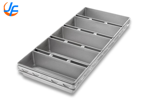 RK Bakeware China-Chicago Metallische 4-Streifen offene Top Pullman Brotpfanne Glas für Großhandelsbäckereien