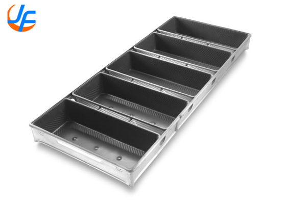 RK Bakeware China-Chicago Metallische 4-Streifen offene Top Pullman Brotpfanne Glas für Großhandelsbäckereien