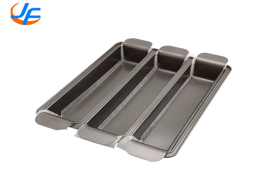 RK Bakeware China Foodservice NSF Telfon Mantel Aluminium Brot Pfanne Pullman Drei Tassen Brot Pfanne Kupfer Trisagne Pfanne