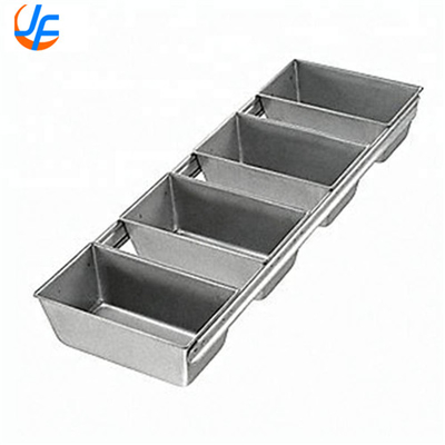 RK Bakeware China- 4 Strips Silicone Glasur Aluminium Brotpfanne/Pullman Pan Brotpfanne Set Brotform Kuchen Brotpfanne