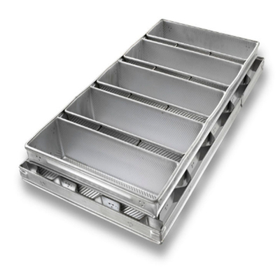 Rk Bakeware China-Chicago Metallische Industrie 4 Bänder Siliziumverglasung Nonstick Pullman Brot Form