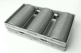 RK Bakeware China Foodservice NSF Telfon Nonstick Custom 5 Reihen Baguette Brotpfanne Backpfanne