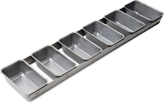 Rk Backwaren China Foodservice 906925 Handelsbackwaren 6 Strap Bread Pan Silber