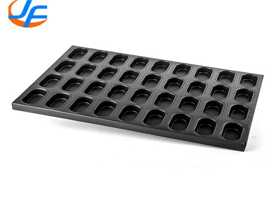 RK Bakeware China Foodservice 400*600 Gewerbliche Nonstick Quadrat ovale Muffin Backplatte