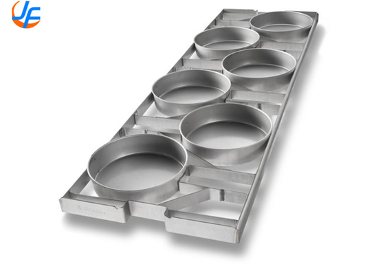 RK Bakeware China-American Pan Auto Bake Serpentine Line 8 Donut Cake Tray für industrielle Bäckereien