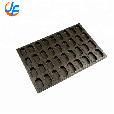 RK Bakeware China- Oval-Form Cupcake Muffin Tray für die industrielle Kuchenfabrik