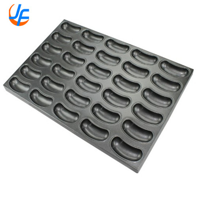 RK Bakeware China-Silicone Glas 32 Tassen Hot Dog Bun Pfanne Für industrielle Bäckereien