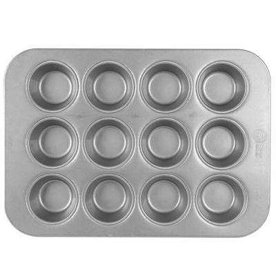 RK Bakeware China-Chicago Metallische Mini Crown Muffin Pan Fda Aluminiumbad für Kuchen