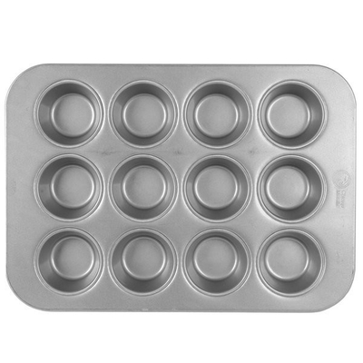 RK Bakeware China-Chicago Metallische Mini Crown Muffin Pan Fda Aluminiumbad für Kuchen