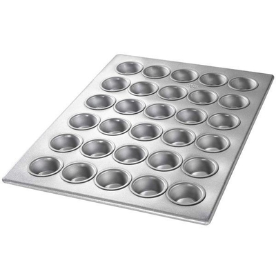 Rk Bakeware China-42754 12 Tasse Glas Aluminiumstahl Mini Crown Muffin Pfanne/ Cruffin Pfanne/ Cruffin Tray