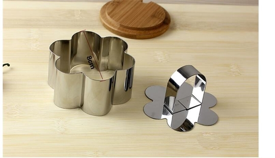 RK Bakeware China Foodservice NSF Mini Kochen Blumenkuchen Blechformen zum Backen, lustiger SS Pastetkuchenring