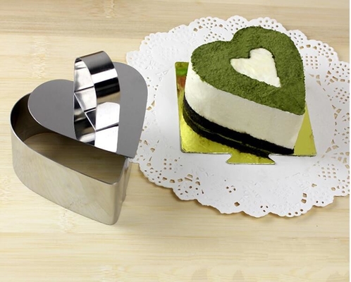 RK Bakeware China Foodservice NSF Edelstahl Herzensform Mousse Ring Form Lamy Käse Kuchenform