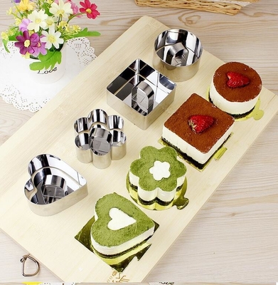 RK Bakeware China Foodservice NSF Edelstahl Herzensform Mousse Ring Form Lamy Käse Kuchenform