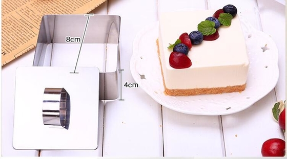 RK Bakeware China Foodservice NSF Quadratförmiger Mousse Ring Pasty Ring