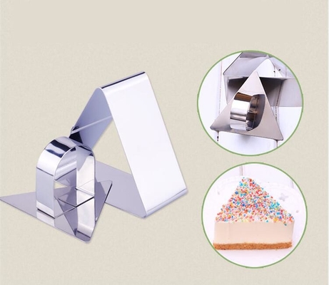 RK Bakeware China Foodservice NSF Dreieck Mousse Kuchenring Edelstahl Ring Schimmel Schnitt Kekse Kuchenkuchen Schimmel