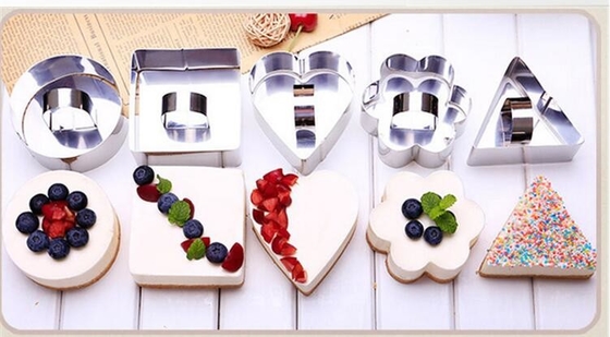 RK Bakeware China Foodservice NSF Dreieck Mousse Kuchenring Edelstahl Ring Schimmel Schnitt Kekse Kuchenkuchen Schimmel