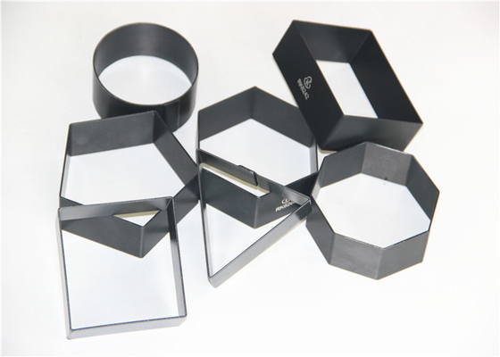 RK Bakeware China Foodservice NSF Edelstahl Mousse Kuchenring, Rundes Herz Quadrat Desert Mousse Ring