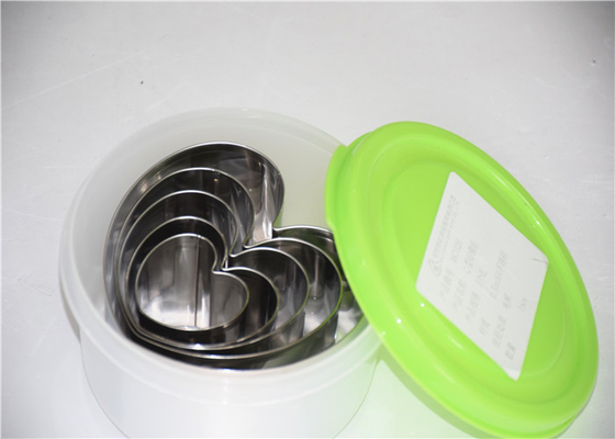 RK Bakeware China Foodservice NSF Edelstahl Mousse Kuchenring, Rundes Herz Quadrat Desert Mousse Ring