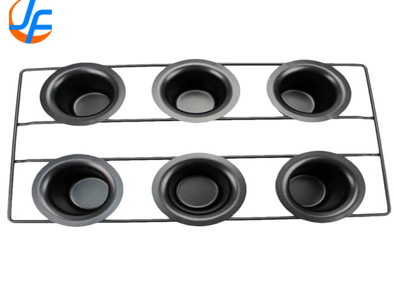 RK Bakeware China Foodservice NSF 6 Tassen Edelstahl