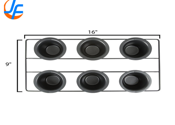 RK Bakeware China Foodservice NSF 6 Tassen Edelstahl