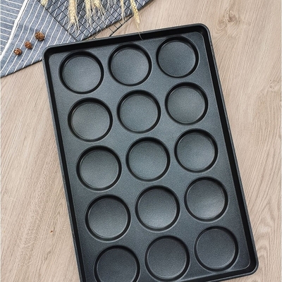 15 Hohlräume Backofen 4 Zoll Hamburger-Pannen 40 * 60cm Backofen Für Backofen Burger-Tray