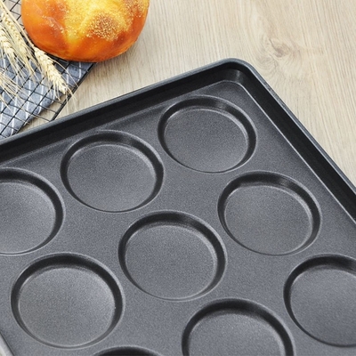 15 Hohlräume Backofen 4 Zoll Hamburger-Pannen 40 * 60cm Backofen Für Backofen Burger-Tray