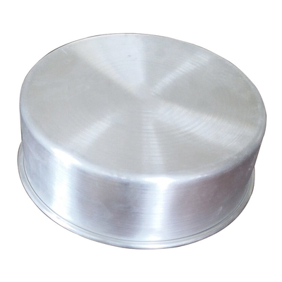 9 * 2 Zoll Aluminium rund feste Basis Kuchenplatte Kuchenwerkzeuge Käse Pfanne Kuchenpfanne