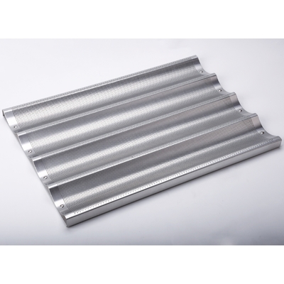 26 * 18 Zoll Aluminium nicht klebrige Baguette Pfanne Baguette Backtablett Bandetten für Baguette Aluminium Französisch Brotpfanne