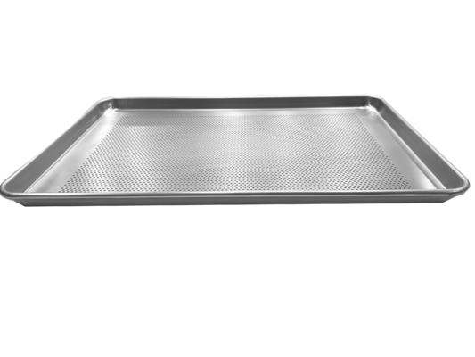 Bodenperforierte Backplatte für Brot, Hamburgerbrötchen, Backpfanne, nicht klebrige Backpfanne, Aluminiumbrotpfanne mit Beschichtung