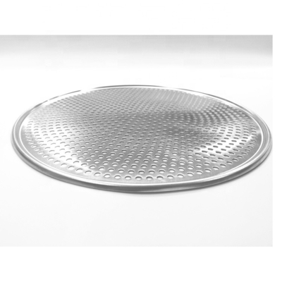 8 Zoll 18 Zoll perforierte runde Aluminium-Pizza-Pfanne gepunkte Pizza-Tray Backplatte