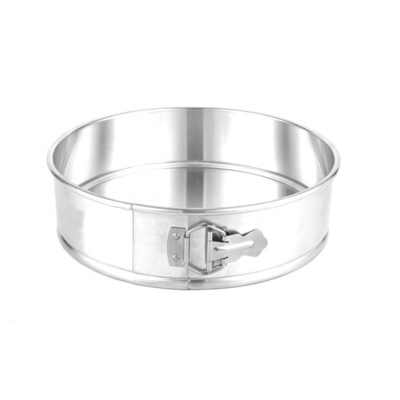 6- bis 12-Zoll-Runde abnehmbare Unterseite aus Aluminium-Springform-Kuchenpfanne mit Schloss