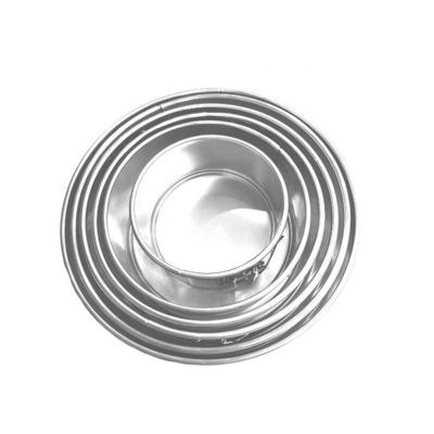 6- bis 12-Zoll-Runde abnehmbare Unterseite aus Aluminium-Springform-Kuchenpfanne mit Schloss