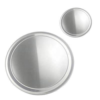 18 gauge 18 Zoll rundes Aluminium-Pizza-Teller Pizza-Teller Pizza-Teller mit breiter Rand