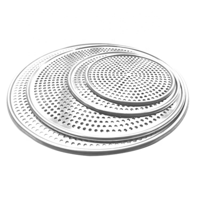 12-Zoll-Gitter-perforierter Pizza-Tray-perforierter Pizza-Pfanne-Punch-Pizza-Tray