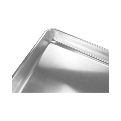 Backwaren 26'*18'*1'' 1,2 mm rechteckige Backblechpfanne Aluminium Backpfanne Schwerlast Aluminium Backplatte Hamburger Backpfanne