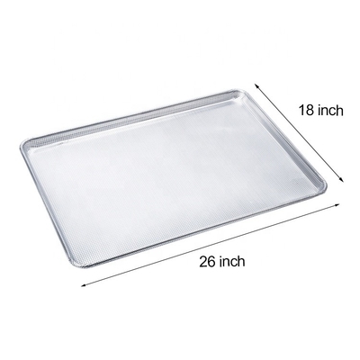 26&quot;*18&quot;*1&quot; 1,2mm Vollperforierter Backbrot-Tray Burger oder Hamburger oder Hotdog-Brunner Backpfanne Aluminium-Brotpfanne