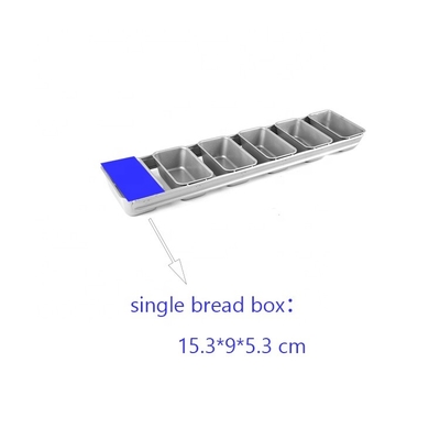 6 Gürtel aus Aluminiumstahl, Brot und Brotpannen, Brotpannen, Brotpannen, Blechpannen, nicht klebende Brotpannen