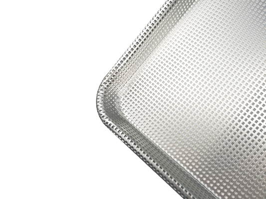 26 x 18 Zoll 1,2 mm perforierte Metallplatte perforierte flache Backplatte perforierte Aluminiumplatte Draht-in-the-Rim-Blattplatte